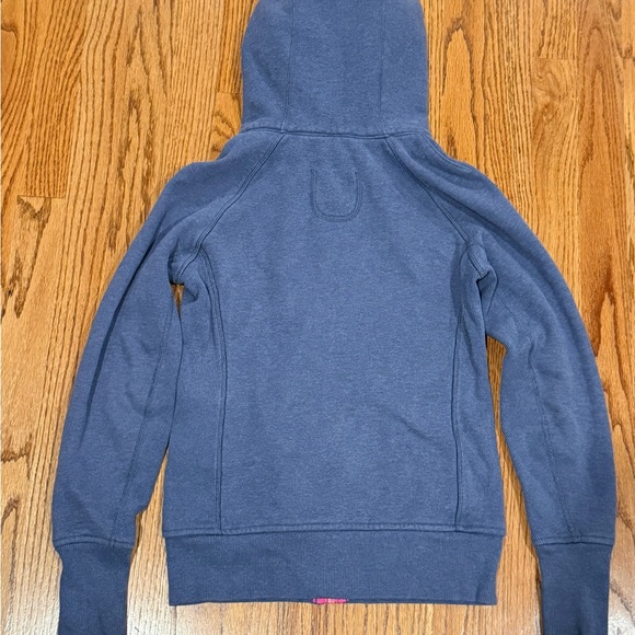 Ivivva Blue Hoodie with Pink Zipper - Picture 2 of 2